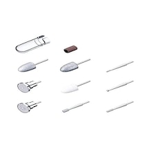 Beurer 570.64 Yedek Set Pedikür Mp100 İçin, 9 Safir Ve Keçeden Aksesuar Parçası, Kaplama 6998