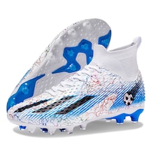 Sones Halı Saha Krampon Futbol Ayakkabısı Sns00012 Beyaz-Mavi