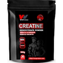Wwp Creatine Monohydrate Powder, Kreatin Monohidrat Tozu - 300g Narenciye Meyveleri Aromalı. Portakal