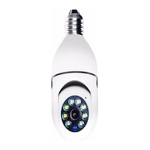 360 Ptz Ip Kamera Gece Görüş Kablosuz Bebek Güvenlik Akıllı Ampul Wifi Kamera Ip36