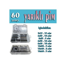 60 Parça Yarıklı Pim Seti
