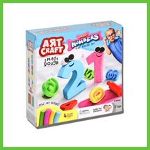Bezos 3d Rakamlar Oyun Hamuru Seti Dmc Çok Renkli