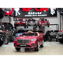 12 Volt Mercedes S600 Metalik Pembe