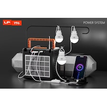 Katjmer Kt-sp22 10w Güçlü Ses/güneş Enerjili/led Lamba Çok Amaçlı