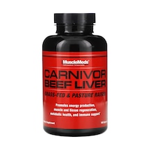 Musclemeds Carnivor Grass-fed Beef Liver 180 Capsules