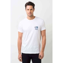Pokemon Avengermon Nidoran Baskılı Beyaz Erkek Tshirt