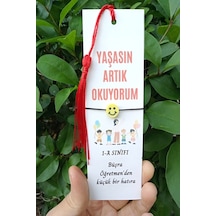 40 Adet Karne Hediyesi Emoji Bileklik & Kitap Ayracı- Okul Hediye
