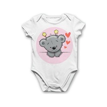 Babylimon Bebek Kız - Erkek Body Kısa Kollu Beyaz - 132151947 Beyaz