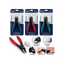 12 Adet Küçük Metal Tırnak Et Pensi Pedikür Manikür Makası Plastik Koruma Başlık - Plastik Sap Pense 05793498