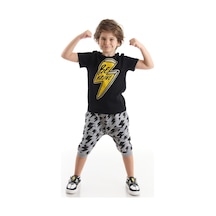 Denokids Mshb&g Cesur Ol Erkek Çocuk T-shirt Kapri Takım Çok Renkli