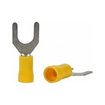 (50/100 Adet) Maasco Çatal Tip Kablo Ucu 4-6 Mm2