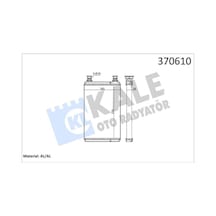 Kale 370610 Kalorifer Radyatörü - Mercedes S-class 2005-2013 S 450 2218300061 - A2218300061
