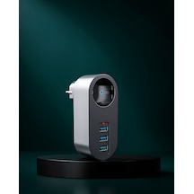 Güvenli Priz 3 Usb Çıkışı 2500w Termal Koruma Uczzz3400priz Diğer