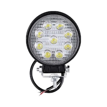 Off Road Yuvarlak 9 Led Sis Farı