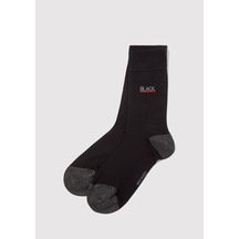 Mavi - Mavi Black Nakışlı Siyah Soket Çorap 0912201-900 Siyah