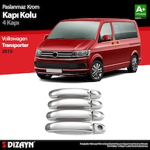 S-Dizayn Vw T6 Transporter Krom Kapı Kolu 4 Kapı 2015 Üzeri