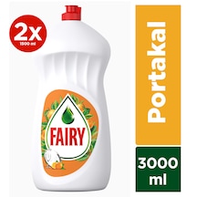 Fairy Portakal Kokulu Sıvı Bulaşık Deterjanı 2 x 1500 ML
