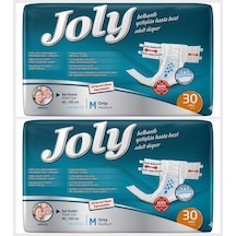 Joly Belbantlı Medium Orta Boy Hasta Bezi 60 Adet 2x30 Paket M