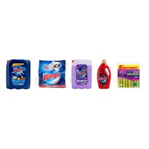 Bingo Bulaşık Det. 4lt + Beyazlar İçin Ultra 1.5 Kg + Soft + Soft Yumuşatıcı 3l + Parex 8 Li Sünger 5'li Set Diğer
