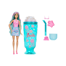Jkf62 Barbie Pop Reveal Sürpriz Bebek - Mavi Saçlı