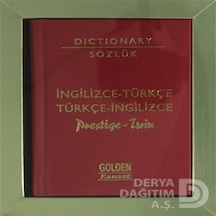 Kanaat / İngilizce- Türkçe Türkçe - İngilizce Dönü N11.514
