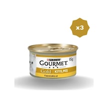 Felix Gourment Gold Kıyılmış Tavuklu 85 Gr - 3 Adet