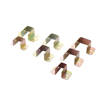 2 Adet Demir U Şekilli Yatak Bağlantı Destek Çerçevesi 30mm,