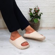 Akınalbella 278 Bej Renk Tekkuşak Havuz Plaj Günlük Terlik 001