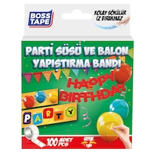 Boss Tape Parti Süsü ve Balon Yapıştırma Bandı
