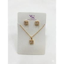 Baget Taşlı Set Çok Renkli 26737405