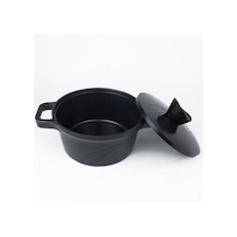 Bordain Alüminyum Derin Tencere 24 Cm Siyah D-bor24c