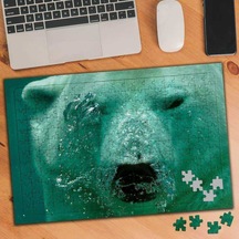 Suyun İçinde Beyaz Kutup Ayısı 240 Parça Puzzle Yapboz-75172