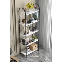 Metal Kitaplık Beyaz 180 Cm Çok Renkli