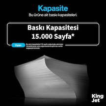 Kingjet Kyocera Uyumlu  Tk-6115 Yüksek Kapasiteli 2'li Paket Çipli Uyumlu  Toner M4125ıdn