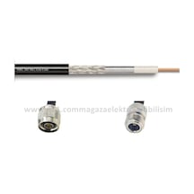 N erkek - N dişi 1 METRE LMR240/RWC240 Koaksiyel Kablo 50Ω