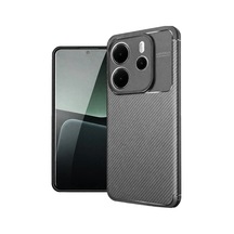 Xiaomi Redmi Note 14 4g Kılıf Auto Focus Karbon Kapak - Gri 0.2M-Çok Renkli