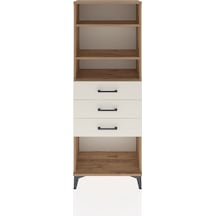 Arges Dolap 3 Raflı 3 Çekmeceli 60x30x163 Çam-aytaşı Atlas Çam