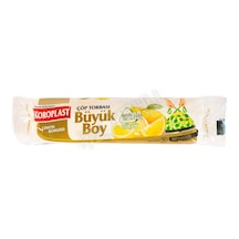 5 Adet Koroplast Çöp Torbası Extra Güçlü Büyük Limon 10'lu