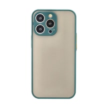 Apple iPhone Uyumlu 13 Pro Kılıf Montreal Silikon Kapak - Yeşil Bz8683140307653