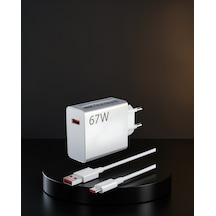 67 Watt Çift Turbo Şarj Adaptörü Uczzz67wşarjaletii-21 Belirtilmemiş