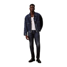 Calvin Klein Lv04rd914 Slim Taper Dark Crescent Thermo Erkek Denim Pantolon Mavi