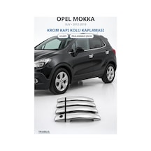 Opel Mokka 2012-2019 Uyumlu Krom Kapı Kolu Kaplaması 4 Kapı Paslanmaz Çelik