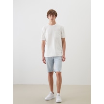 Lcw Jeans İndigo Skinny Fit Erkek Jean Şort