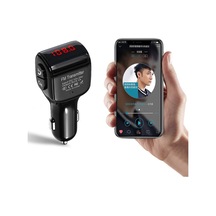 Cbtx Çift Usb Eller Serbest Araç Fm Verici Bluetooth 5.0 Kablosuz U Disk Mp3 Çalar