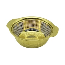 23cm Gold Paslanmaz Metal Sepet Süzgeç Kendinden Kulplu Timya/go1395 199330 Çok renkli