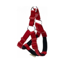 Konfor Ronin Dokuma Köpek Göğüs Tasması Kırmızı 1,5x35-40 Cm
