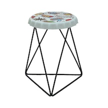 Boom Metal Tabure Beyaz