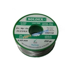 Soldex 0.5Mm Kuruşunsuz Lehim Teli 200 Gr