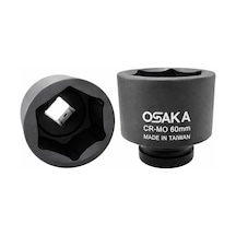 Osaka 1" Altı Köşe Havalı Lokma 60 Mm