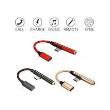 Xiaomi 90 Derece Type-c Kablolu Kulaklık Çevirici + Şarj